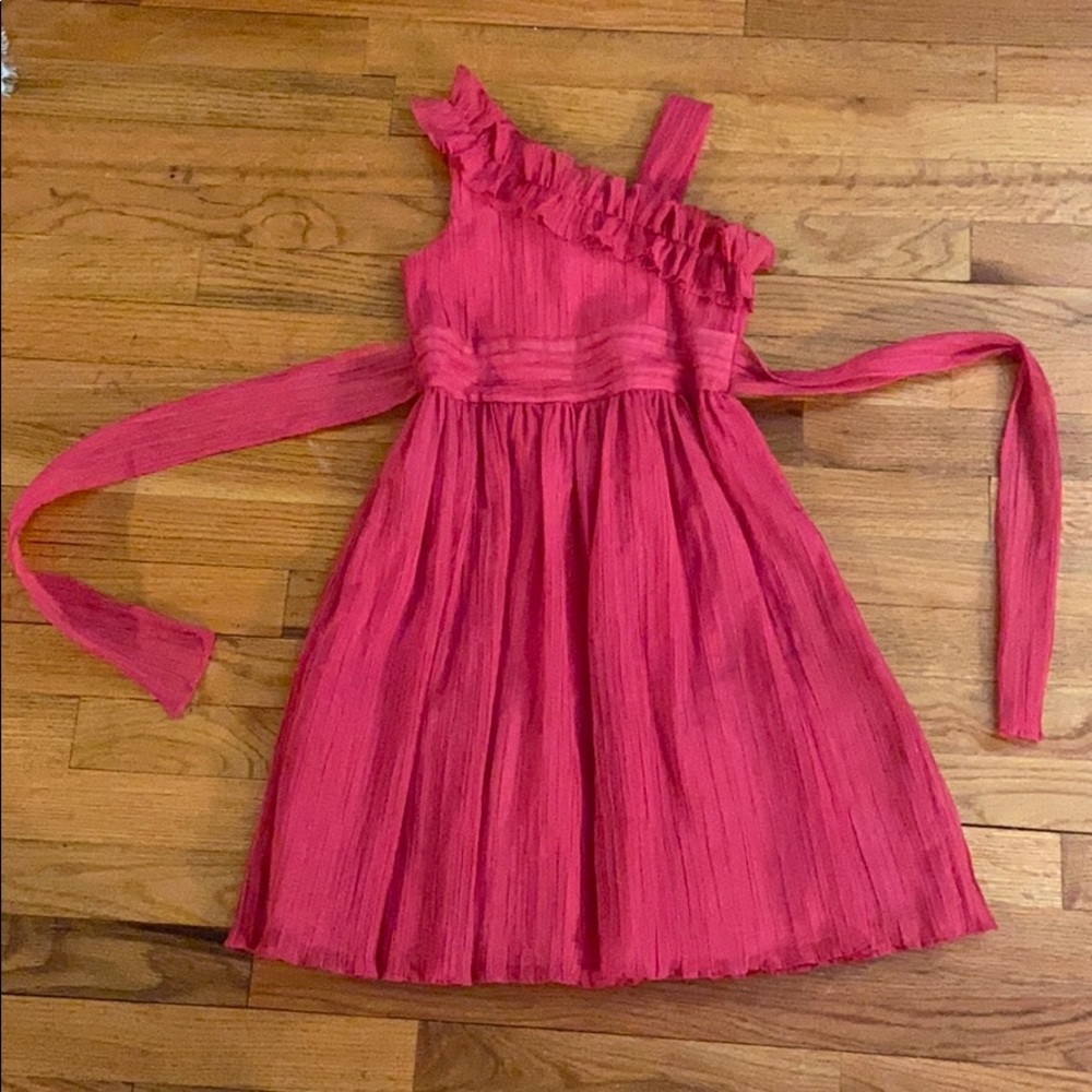 Asymmetrical Pink Dress